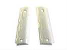 Hog Grips Govt Model FLAMES Alum Clear ANODIZ
